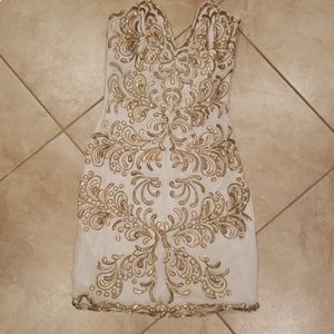 Hand designed white Holt dress